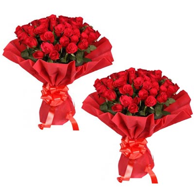 "20 red roses flower bunches - 2 pieces (Express Delivery) - Click here to View more details about this Product